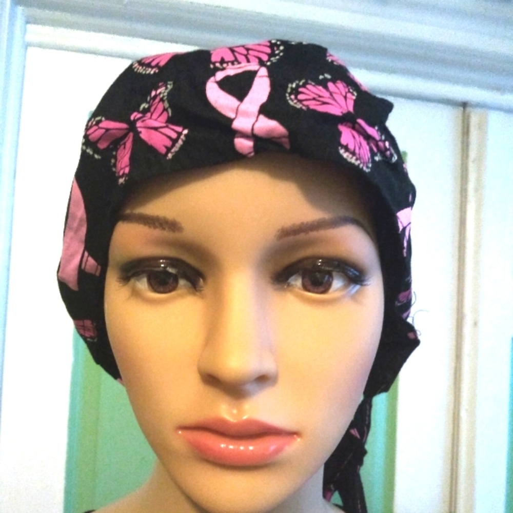 Breast Cancer Awareness Head Wrap by PUGGS.